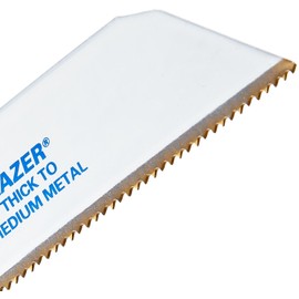 LENOX Tools 210946114GR Gold Power Arc Reciprocating Saw Blade, For Thick Metal, Medium Metal Cutting, 6-inch, 14 TPI, 5-Pack