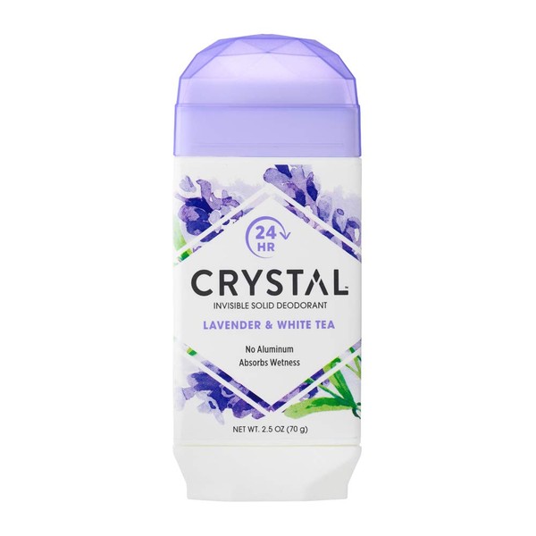 Crystal Aluminum-free Natural Deodorant, Lavender & White Tea, 2.5 Ounce
