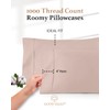 1000 TC Blush Standard Pillowcases Set of 2 100% Egyptian
