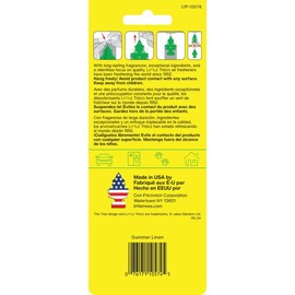 LITTLE TREES LITTLE TREES Car Air Freshener | Hanging Paper Tree for Home or Car | Summer Linen