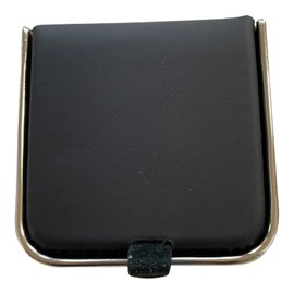 Lorenz Square Tray Purse with Chrome Rim and Note Section