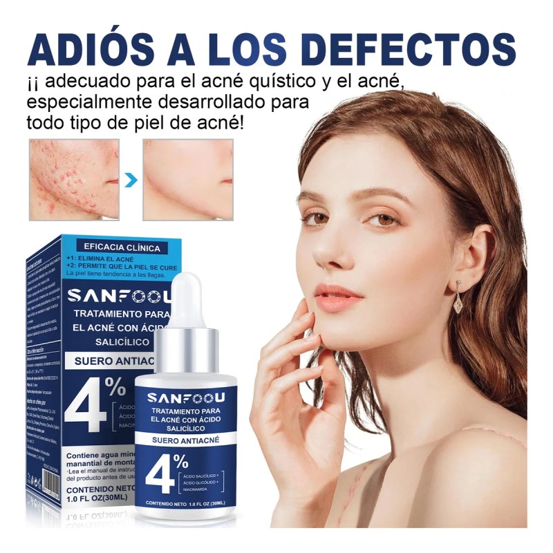 Sérum Antiacné Reductor De Espinillas Y Granos