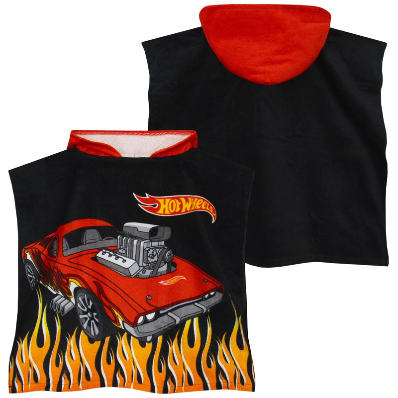 Hot Wheels Badeponcho Kinder, Monster Truck Badeponcho Jungen, Poncho Kinder