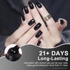 Major Dijit Quick-Dry Nail Polish Black - UV/HEMA Free 10ml
