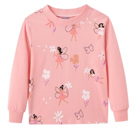 Junellz 3 years girl fairy pajama flower girl pjs Light Orange