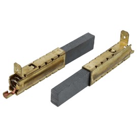 vhbw 2x Kohlebürste 6,3 x 11 x 32 mm kompatibel mit Kärcher Puzzi 300, 200, 100 Staubsauger