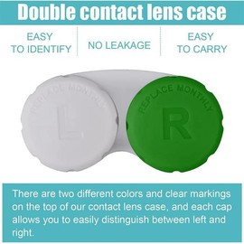 B62B-36PCS 콘택트 렌즈 케이스, 침수 키트, 야외 미니 나사 상단에 적합 B62B-36PCS Contact Lens Case, Submerged Kit, Fit Outdoor Mini Screw Top [01 As Shown]