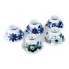 Ranchant N566892 Rice Bowl, Set of 5 Patterns, Multi, Flower