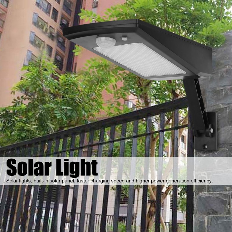 Solar Power Lamp Induction LED Wall Light with Remote Control