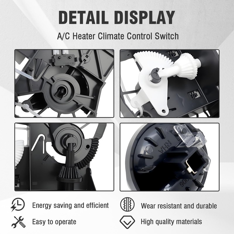 A/C Heater Climate Control Switch Assembly Compatible with Toyota Tundra