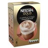 Nescafé Gold Cappuccino Unsweetened Coffee, 8 Sachets