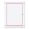PaperDirect Red Executive Horizon Stationery, Letters, Cards, Invites, Border Papers,