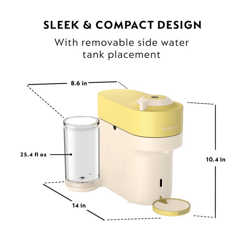 Nespresso Limited-Edition Vertuo Pop+ Coffee and Espresso Maker by De'Longhi,