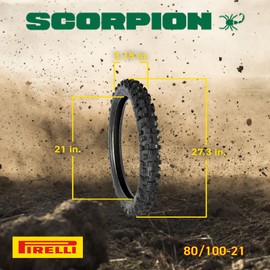 Pirelli Scorpion Extra X 80/100-21 Front 100/90-19 Rear Bias Tires Set With Keychain