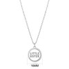 Philip Jones Silver Plated Filigree Disc Little Sister Necklace