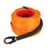 RudiUsoy Synthetic Winch Rope Cable Kit, 3/8'' 100FT 23809LBS Winch