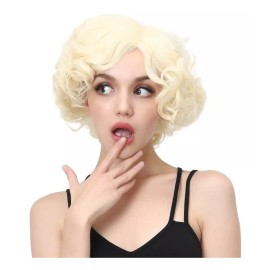 Sarla Marilyn Monroe Misma Peluca Mujer Cosplay