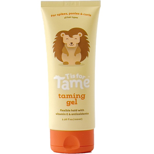 T is for Tame - Kids Hair Styling Gel, All-Natural Alcohol-Free Hair Gel for Kids & Toddlers, 2023 Launch Date (3.38 Fl Oz Pack of 1)