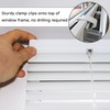 Pack of 6 clamp supports for blinds, universal clamp holder,