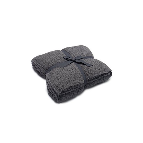Barefoot Dreams CozyChic Ribbed Bed Blanket Full/Queen Graphite