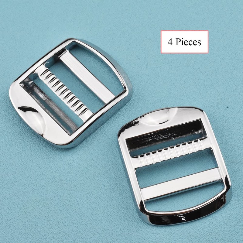 HAHIYO Adjustable Ladder Lock Webbing Release Slider Buckle Zinc Alloy