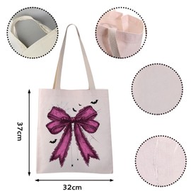 Horror Movie Themed Tote Bag Horror Merchandise Gift Horror Killer Villain Shopping Bag (Horror Killer tote CA)