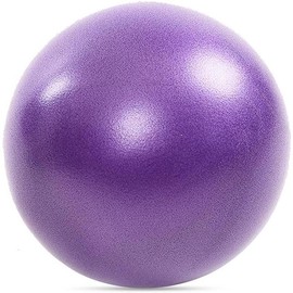Pilates Ball - 9 Inch Small Exercise & Yoga Ball for Core Workouts - Color: Pink