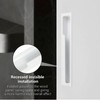MOROBOR Zinc Alloy Flush Pull Handles, 2pcs Embedded Sliding Door