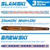 GoPong Das Shotten Ski - Rustic Wood 4 Person Drinking