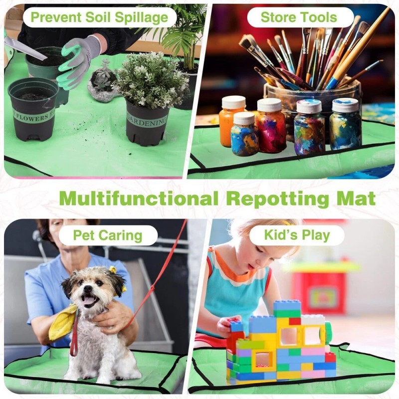 WORKPRO 5PCS Garden Tool Set Powder Coating Aluminum Garden Tool