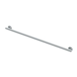 Gatco 896 Latitude II Grab Bar, 48 Inch, Chrome/ADA Compliant Wall Mount Stainless Steel 48" Safety Grab Bar for Bathroom