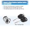 QUARKZMAN No.9T1Z11582A Ignition Switch Lock Cylinder for Ford Transit Connect