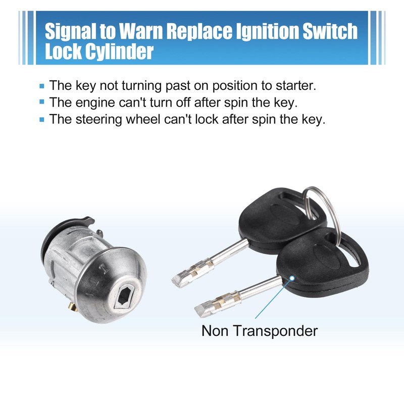 QUARKZMAN No.9T1Z11582A Ignition Switch Lock Cylinder for Ford Transit Connect