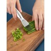 ZPSHYD Stainless Steel Onion Cutter - Versatile Spring Onion Cutter