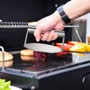 VivoGlow 2 Pack Stainless Steel Smash Burger Press | Flat