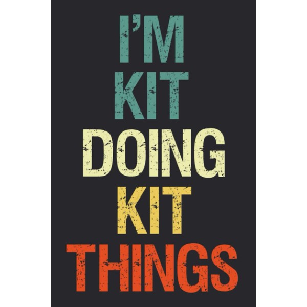 I'm Kit Doing Kit Things: Notebook Gift Kit name gifts,