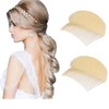 Beehive 2 Pcs Beige Hair Styling Comb Insert