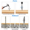 Pack of 30 Metal Screw Hooks with Fuse with Socket,