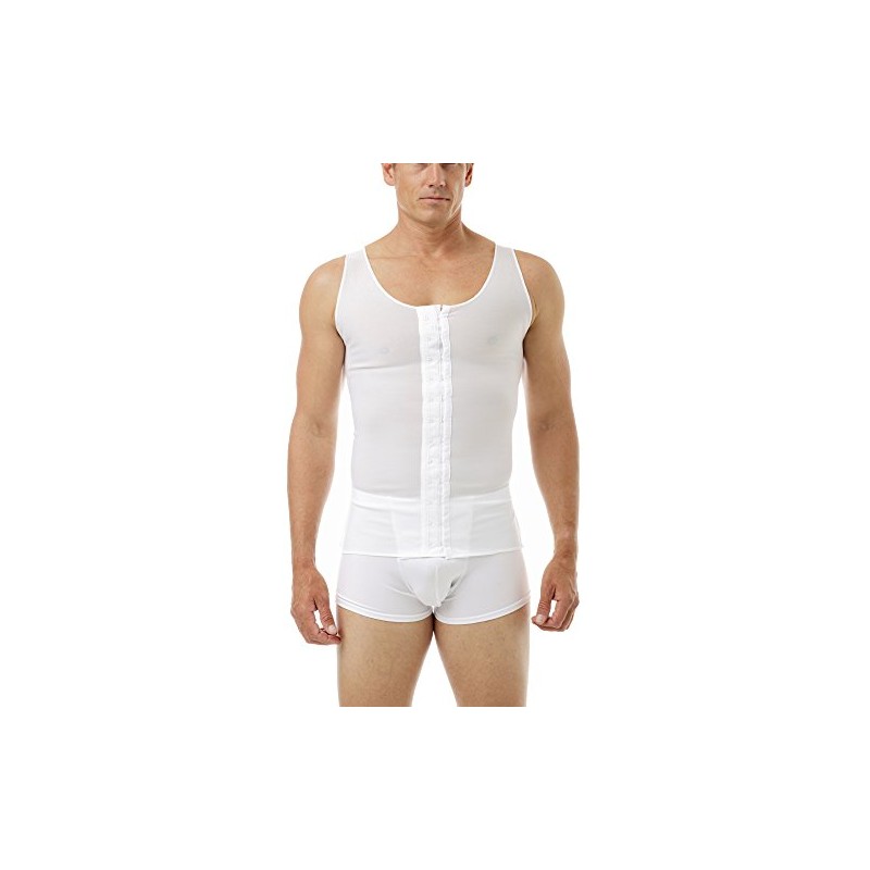 Underworks Mens Gynecomastia Chest Binder Vest X-Large White