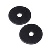 Sysarua 100pcs Fender Washers 1/4-in I.D. x 1-1/4-in O.D., Black