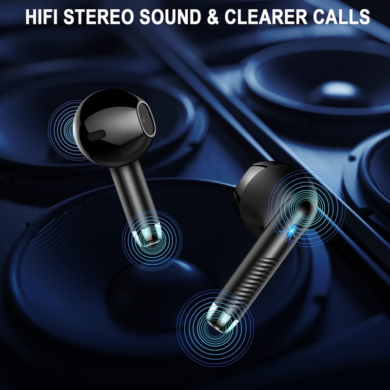Wireless Earbuds, Bluetooth 5.4 Ear Buds LED Power Display Headphones