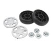 4 Set Luggage Wheels Rotating Flexible Luggage Suitcase Replacement Wheels