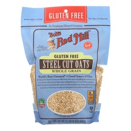 UD_Bob's Red Mill-Case of 4 24 oz Gluten-Free Steel Cut Oats Breakfast Cereal