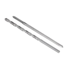 CoCud Tap and Drill Bit Set, M6 x 1 Thread 150mm Length Tap 6mm Drill Diameter, Metric Extra Long Machine Screw Tap & Twist Drill Kit - (Applications: for Threading Tapping), 1-Set