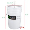 U.S. Solid 2-Pack Plastic Fermenter - 6.5 Gallon Food-Grade Fermenting