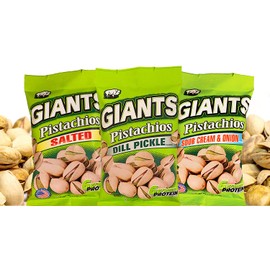 Giants Dill Pickle Pistachios - 4.5 oz. Bags (8 count case)