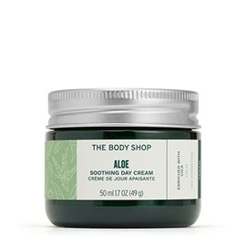 The Body Shop- Crema de día con aloe vera para pieles sensibles, vegana, 50 ml