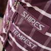 Shires Tempest Original Stable Sheet - Maroon Check 5ft9