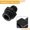 Partuto 2 Pcs AN6-M18x1.5 Universal Flare Coupler Fitting Adapter -