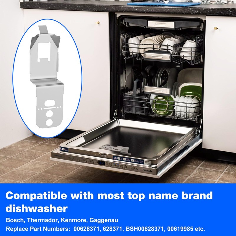 Dishwasher Mounting Bracket 00628371 for Kenmore Dishwasher Side Mount Bracket